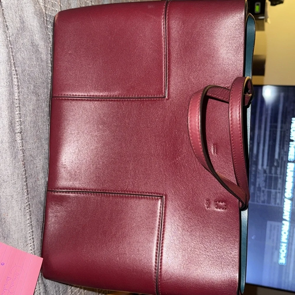 Tory Burch Red Tote Bag - Picture 2 of 3